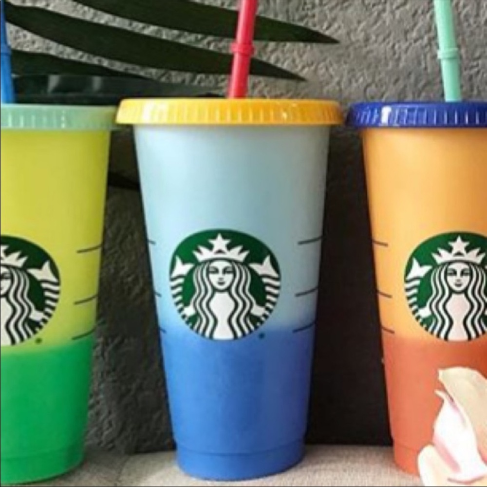STARBUCKS Color Changing Cups NEW - Picture 2 of 2